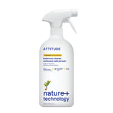 ATTITUDE Bathroom Cleaner Spray, EWG Verified, Plant-Based & Vegan, Safe for Bathroom Surfaces, Tiles, Tubs, Shower Walls, and Grout, Citrus Zest