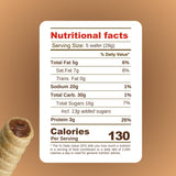 Pirucream Cream Filled Rolled Wafer. Chocolate and Hazelnut Filling. Premium Chocolate. 10.59 oz / 300 gr. Pack of 6
