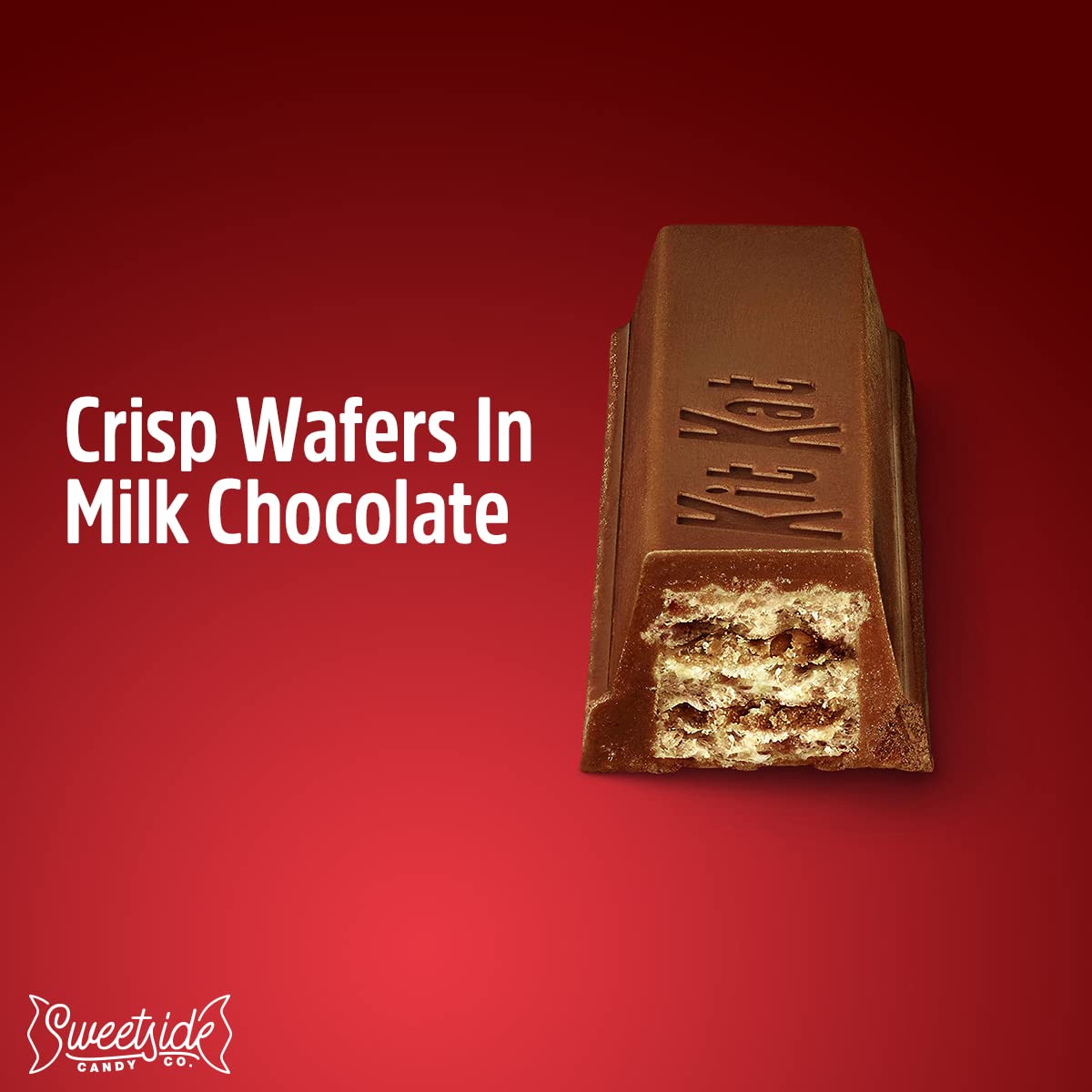 Chocolate Bars KitKat - 5lb Candy Pack - Delicious and Crunchy Chocolate Candy Bulk for Adults and Kids - Party Pack - Holiday, Full Size