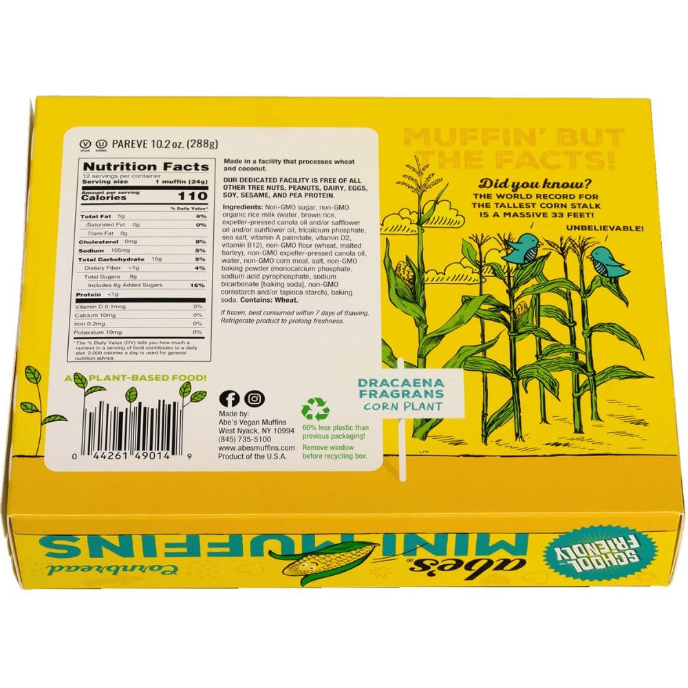 Abe's Mini Corn Muffin 12ct, 10.2 OZ