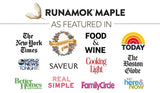 Runamok Pecan Wood Smoked Maple Syrup Organic - Authentic & Real Vermont Maple Syrup | Pure Strong Flavor | Great for BBQ, Broiled Salmon