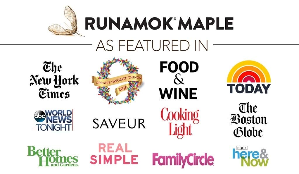 Runamok Pecan Wood Smoked Maple Syrup Organic - Authentic & Real Vermont Maple Syrup | Pure Strong Flavor | Great for BBQ, Broiled Salmon