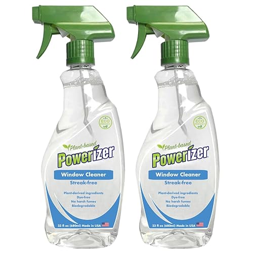 Powerizer Plant Based Streak-Free Window and Glass Cleaner Spray (2)