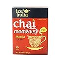 Tea India, Masala Chai Tea Latte Mix, 10 Pouches
