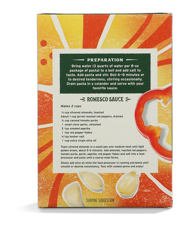 Whole Foods Market Organic Penne Chickpea Pasta, 8 Ounce
