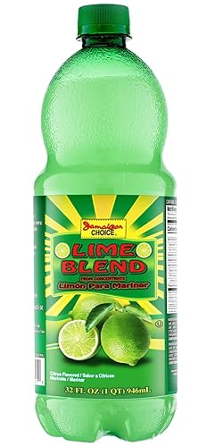Lime Juice Blend, 1-Pack (32 oz) -by Jamaican Choice