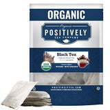 Organic Positively Tea Company, Assam Black Tea Bags, 100 Count, Eco-Friendly Tea Bags, Non-GMO