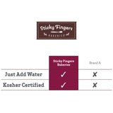 English Scone Mix, Raspberry White Chocolate by Sticky Fingers Bakeries - Easy to Make English Scones Fresh Baked, Makes 12 Scones (1pk)