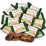 Sugar Free Caramel Premium Chocalate candy - 1 lb (16 oz, 32 Pcs) Bulk - Individually Wrapped Zero Sugar Caramel Dark Chocolate Car - Diabetic Sugar