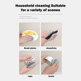 Non Scratch Wire Dishcloth - Multipurpose Wire Hangable Dishwashing Rags Scrub Scratch Sponges for Wet and Dry, Reusable Metal Scrubbing Pads Sponge