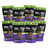 Paktli Organic Alegría Bites 8-Pack - Milk Chocolate Covered Ancient Grains, Eight 2oz Bags, Organic Amaranth, Quinoa & Millet Snack, Non-GMO