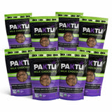 Paktli Organic Alegría Bites 8-Pack - Milk Chocolate Covered Ancient Grains, Eight 2oz Bags, Organic Amaranth, Quinoa & Millet Snack, Non-GMO