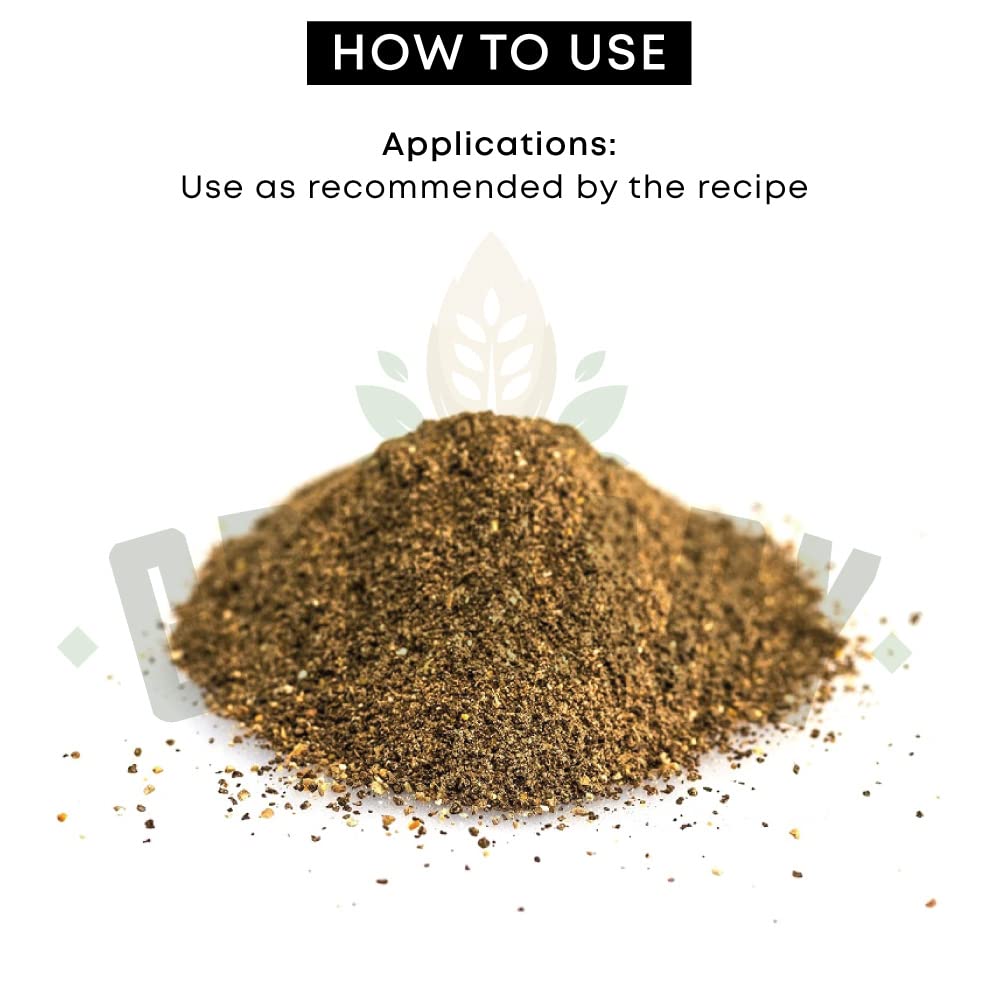 Natural Black Mustard Powder by Granary Mart - Gourmet Indian Spice - Hot & Spicy Flavor - Ideal seasoning for sauces/dips/spice blends - Affordable