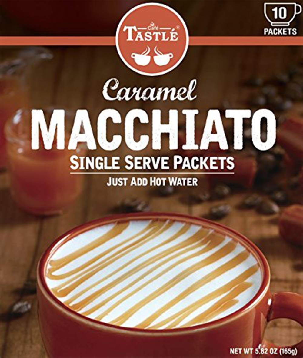 Cafe Tastlé Single Serve Caramel Macchiato Coffee, 10 Count