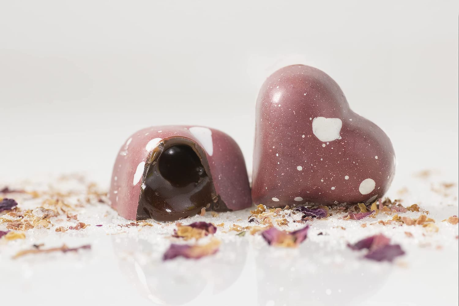 Dallmann Confections Exotic Assorted Chocolates | Luxurious Chocolate Gift Box Beautifully Finished With Hand-Tied Silver Satin Ribbon | Traditional