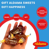 ALDAMA Glorias Mexican Milk Candy, 10.4 oz - Authentic Cajeta Caramel Sweets with Pecan, Traditional Goat’s Milk Dulce de Leche from Mexico