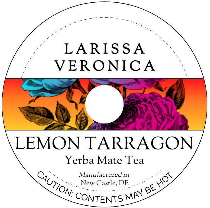 Lemon Tarragon Yerba Mate Tea (Single Serve K-Cup Pods) (12 pods, ZIN: 577126) - 2 Pack