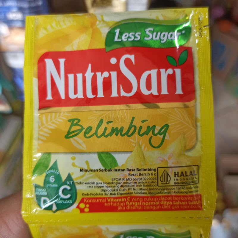 NutriSari Belimbing Star Fruit Instant Drink Powder 10-ct, 110 gram