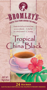 Bromley's Tropical China Black Tea, 24 Count (Pack of 6)