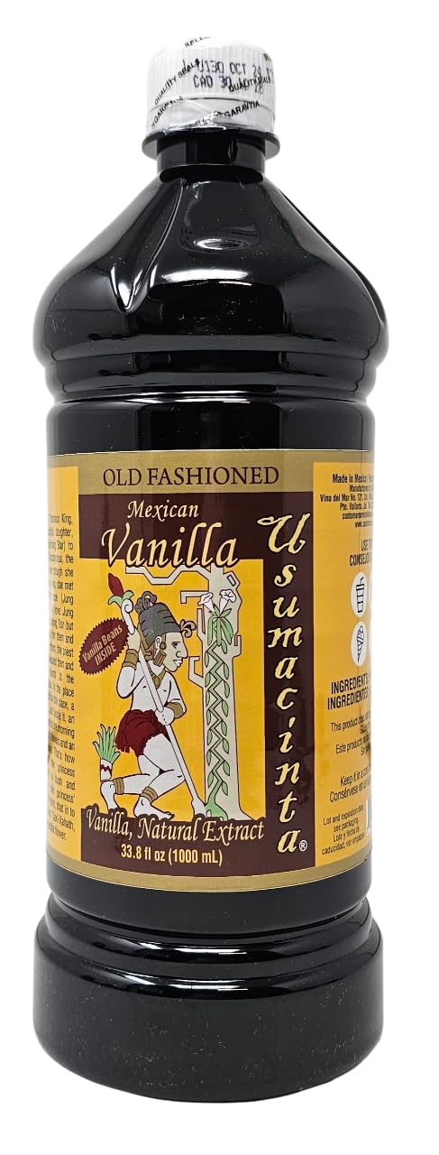 Usumacinta Pure Amber Mexican Vanilla, 33.8 Ounces, Made in Mexico