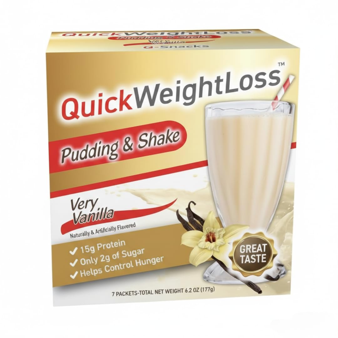 Very Vanilla High Protein Pudding & Shake Mix Powder | Low Calorie & Low Fat Diet Shake | 15g High Protein Meal Replacement Powder for Gym, Fitness