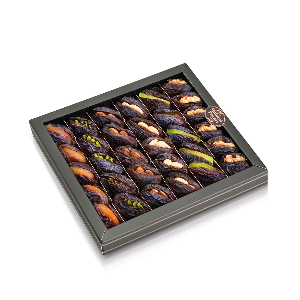 Malatya Pazari Stuffed Medjool Dates with Nuts and Dried Fruit, 26.4oz