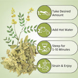 Senna Leaves Tea, Dried Herbal Tea, 100% Natural - 3.53 oz (100g) | Loose Leaf Dried Senna Alexandrina, Non-GMO, Caffeine-Free