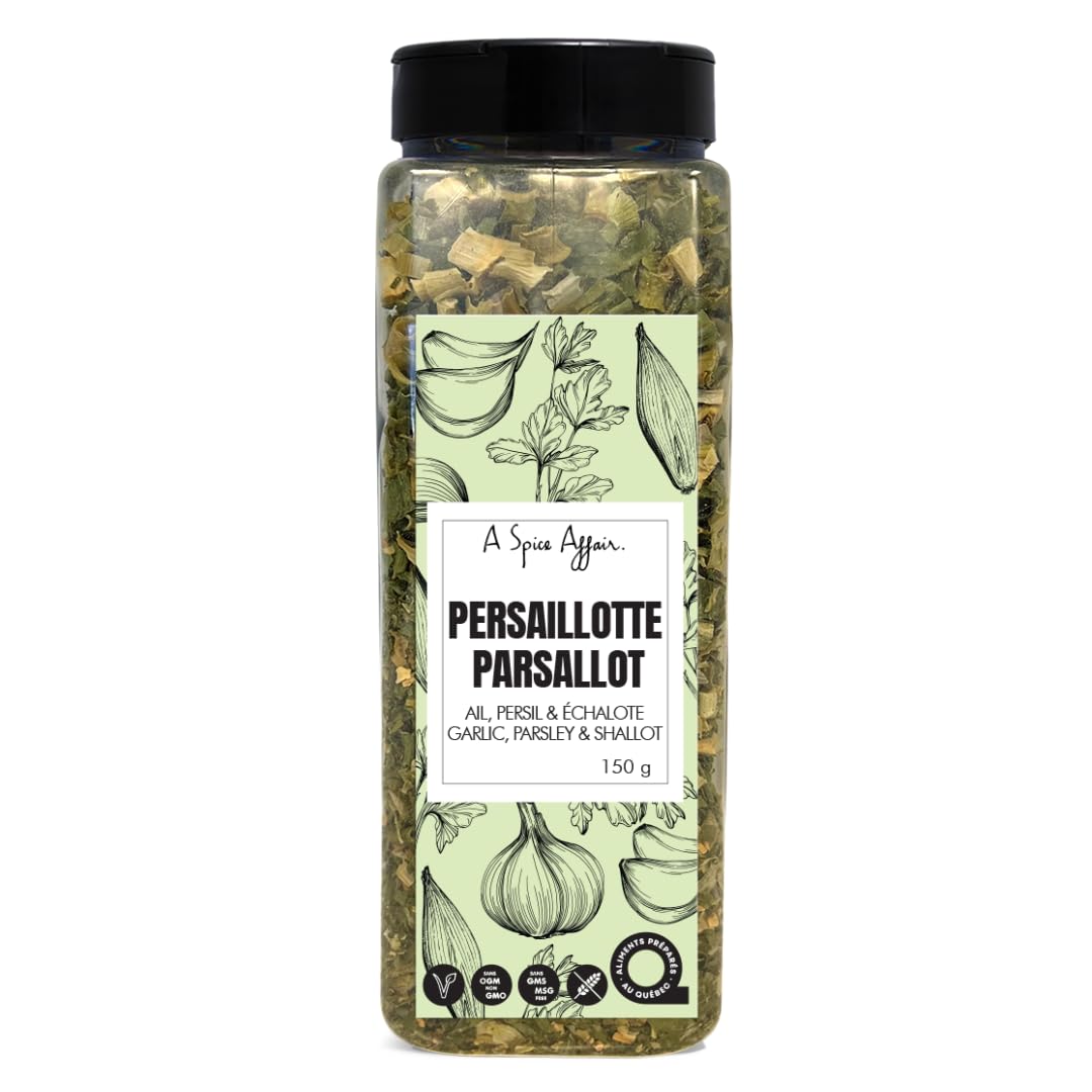 A Spice Affair’s Parsallot | Bright, Savoury & Herbaceous Parsley-Shallot Blend | All-Natural, Non-GMO, Filler-Free | Perfect for Salads, Veggies