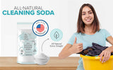 SKY HIGH SUDS 2 Pounds All-Natural Washing Soda (Soda Ash), Product of the USA. Recyclable and Reusable Bag, Due to tariffs packaging may vary
