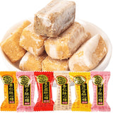 Assorted Peanut Crisp Candy, Crispy Candy, Assorted Flavors Praline Candy: Coconut, Almond, Black Sesame, Peanut Butter Bars Logs, Chinese Specialty
