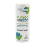 NatureZway Rayon Made from Bamboo Perforated Towels, 100 Sheet