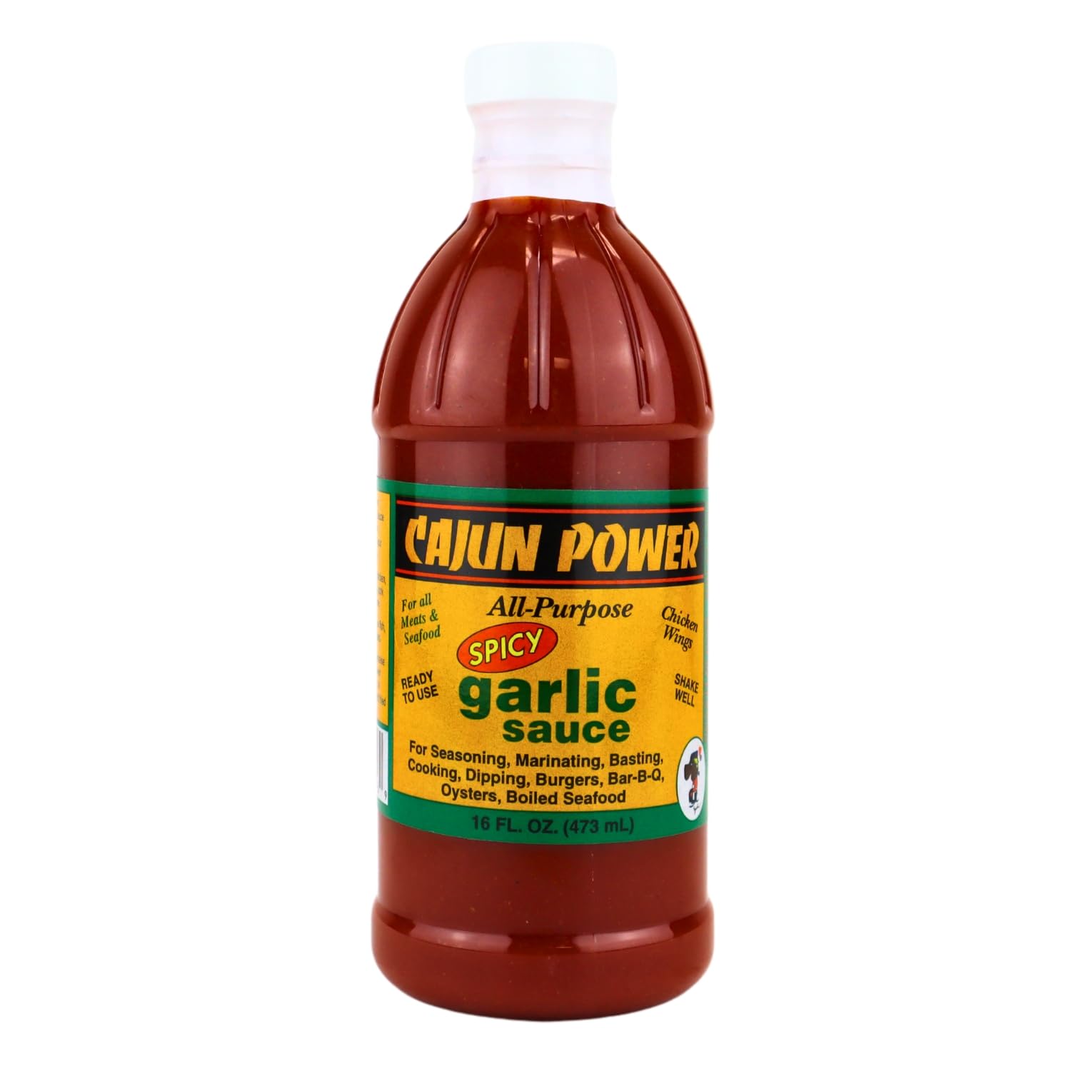 Cajun Power garlic sauce - Authentic Louisiana Flavor, Gourmet Cooking Sauce, Perfect for Cajun Recipes, Marinades, Grilling, and Dipping (1 Pack