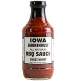 IOWA SMOKEHOUSE BBQ Sauce, 19 oz bottle (Sweet Honey)