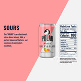 POLAR Half and Half (Grapefruit & Lemon) - 24pk 7.5oz Cans | Perfect Blend of Refreshing Citrus | Versatile Mixer for Cocktails and Mocktails