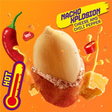 Takis Nacho Xplosion Hot Nuts 12 pc / 3.2 oz Snack Size Box, Cheese and Chili Pepper Flavored Hot Spicy Double-Crunch Peanuts
