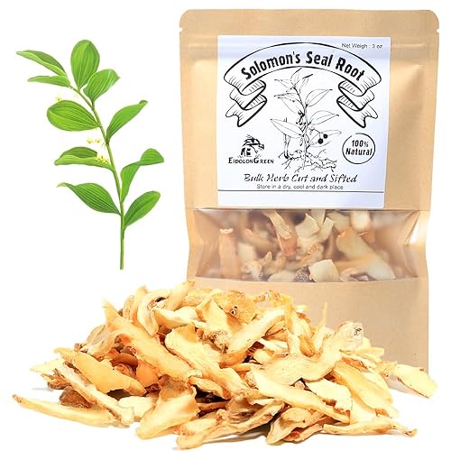 EidolonGreen Organic Solomon's Seal Root - 100% Pure Natural Herb, Helps Support Healthy Immune Function & Daily Vitality, Aids in Physical Recovery