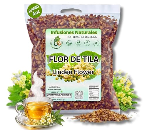 Tila Seca Herbal Tea (4 oz) - 100% Natural Linden Flowers & Leaves (Ternstroemia lineata) - Traditional Relaxation & Nightly Comfort - Wildcrafted