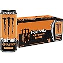 Monster Rehab Peach Tea + Energy, Energy Drink, 15.5 Ounce