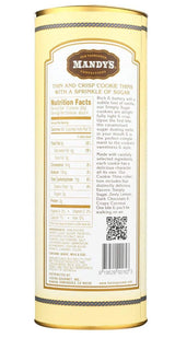 Mandy's - Simply Sugar Cookie Thins - 4.6 Ounce. Canister Contains 42 Cookies.