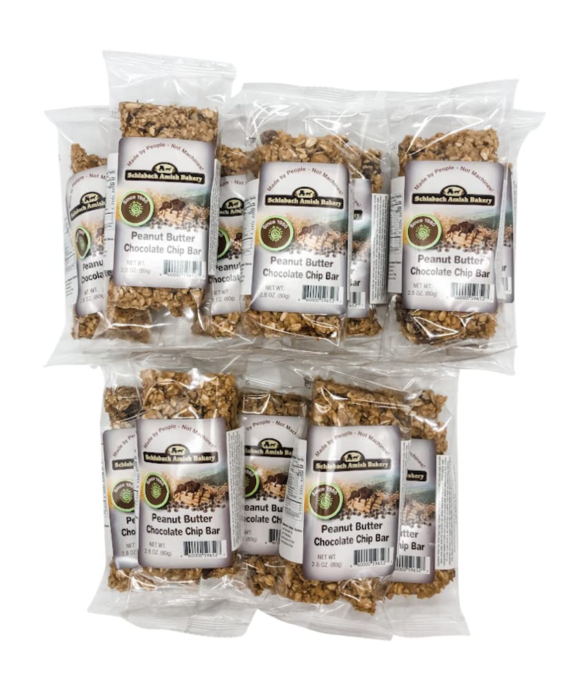 Schlabach Amish Bakery Soft & Chewy Granola Bars (Peanut Butter Chocolate Chip)