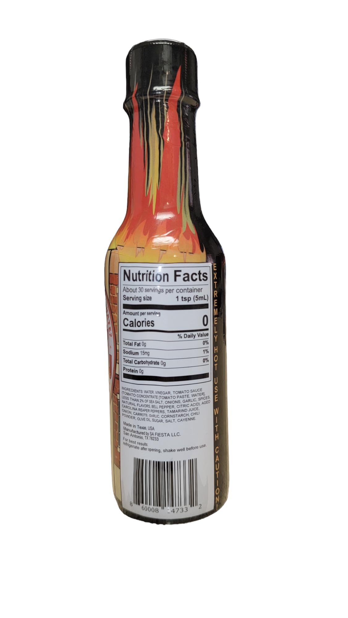 School of Hot Sauce (Medium) Carolina Reaper Pepper Sauce, A Perfect Balance of Heat and Flavor, Gourmet Hot Sauce, Versatility For All Kinds