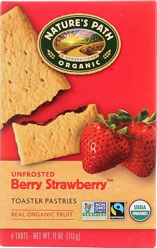 StarSun Depot (NOT A CASE) Unfrosted Berry Strawberry Toaster Pastries