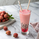 Fusion Select 2.2lb Lychee Tea Powder Flavored-3-in-1 Drink Powder with Cream & Sugar - Instant Pre-Mixed Beverage for Hot or Cold Blends or Yummy