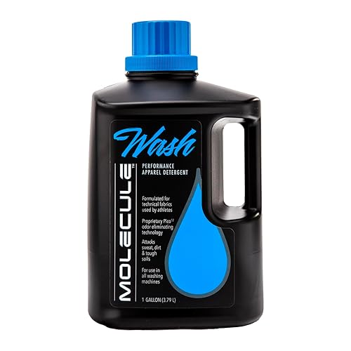 Molecule Wash Performance Apparel Detergent | Concentrated Liquid Laundry Soap for Technical Fabrics & Sports Gear | Fresh Scent | 1 Gallon