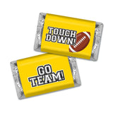 102 Pcs Yellow Football Party Candy Favors Miniatures Chocolate - Touchdown