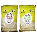 McCabe Organic Grain Bundle (White Rice + Pressed Barley), USDA Certified Organic, CCOF Certified, Product of USA
