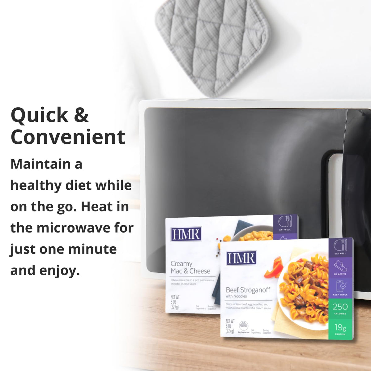 HMR Pasta Picks Entrée Pack, 6 Ready-to-Eat High Protein Meals