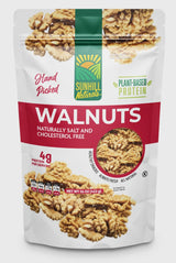 Sunhill Naturals Premium Raw Shelled Walnuts | Fresh Halved Unsalted Raw Chandler Walnuts for Smart Snacking | LHC | Light Halves