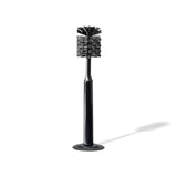 Curio Home Goods Ionic Bottle Brush, Magnetized to Stand Upright, Stainless Steel with Replaceable Head, Onyx/Black