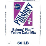 Pillsbury Baker's Plus Yellow Cake Mix, 50 Pound
